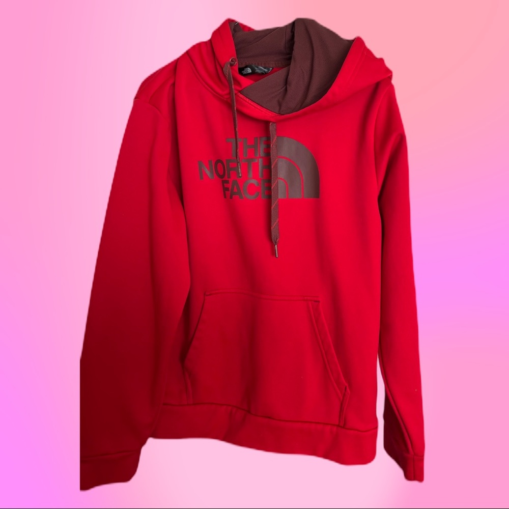Small North Face | Red and Maroon Hoodie